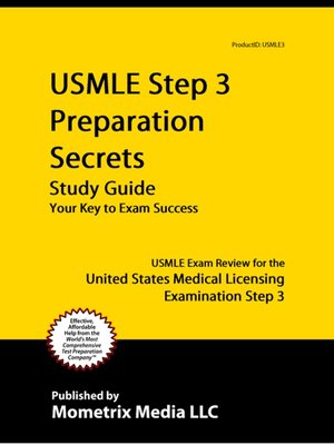 cover image of USMLE Step 3 Preparation Secrets Study Guide